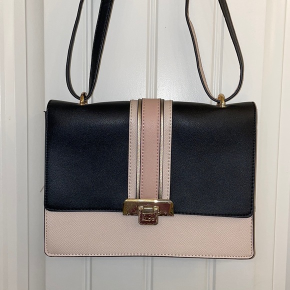 Aldo Black & Pink Purse - Picture 1 of 5